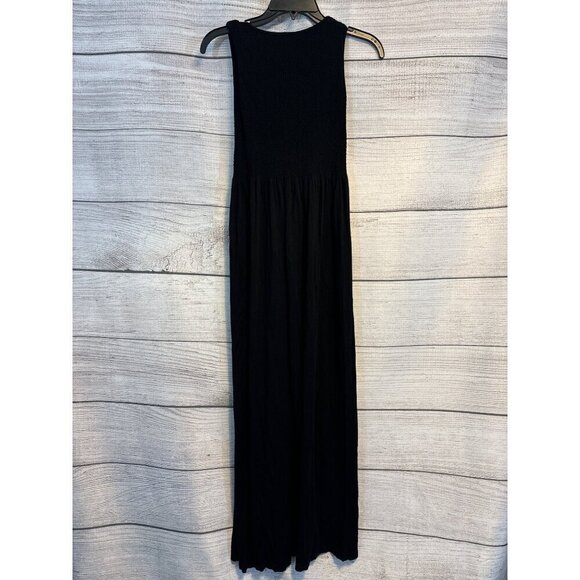 M. Rena Black Sleeveless Maxi Dress One Size - Picture 4 of 4